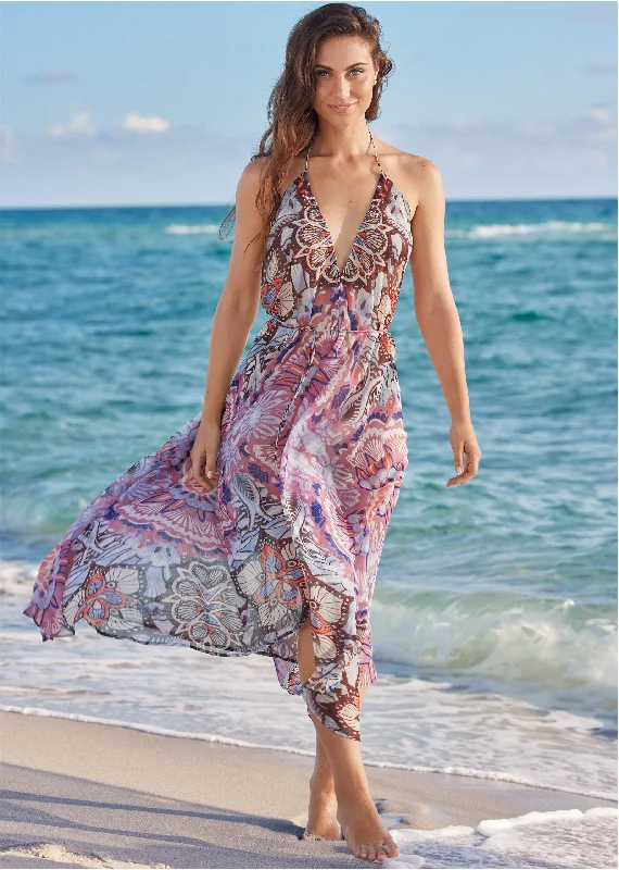 High-Low Cover-Up Dress - Summer Sands Velvet unclassified dresses