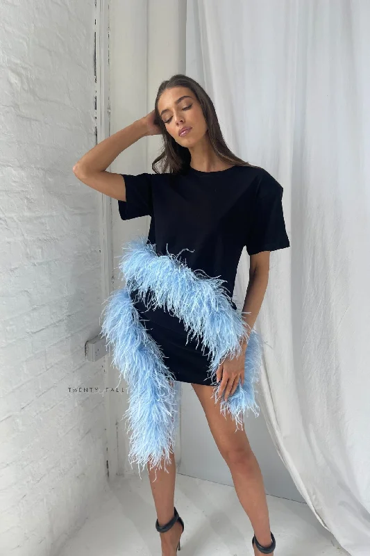 Feather Trim Skirt