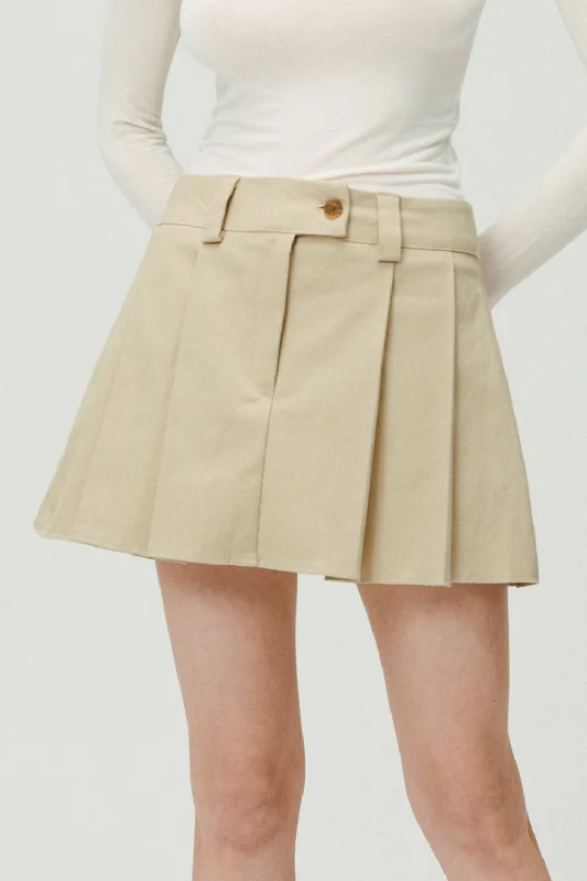 Jennifer Low-rise Pleats Skort