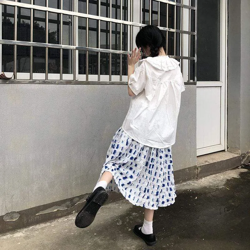 Women's Kawaii Loose High-waisted Skirts