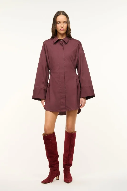 CINDY DRESS | MERLOT