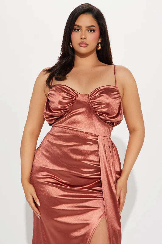 Evening Events Gown - Marsala