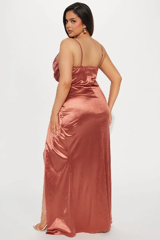 Evening Events Gown - Marsala