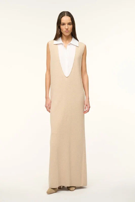 LESLIE DRESS | CAMEL WHITE