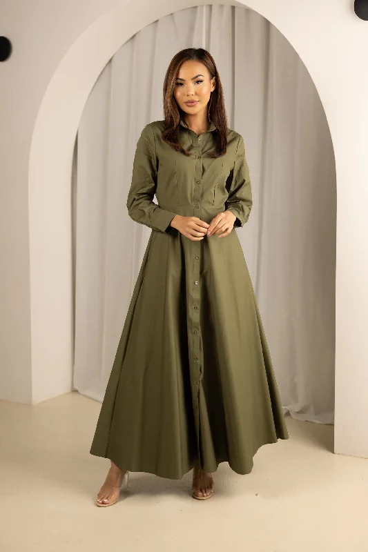 Letitia Maxi Shirt Dress