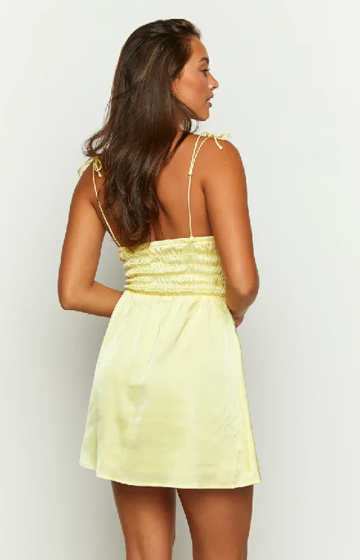 Love Yours Yellow Mini Dress