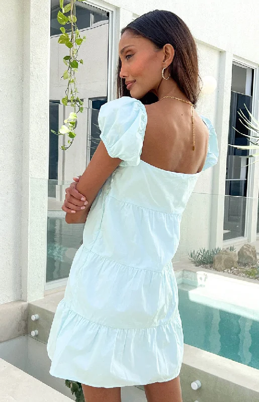 Shari Blue Mini Dress