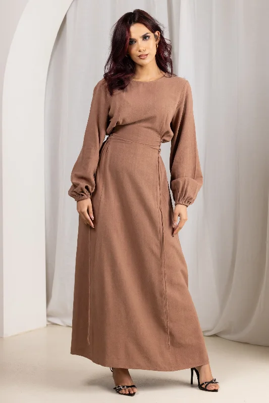 Wallai Waist Tie Maxi Dress