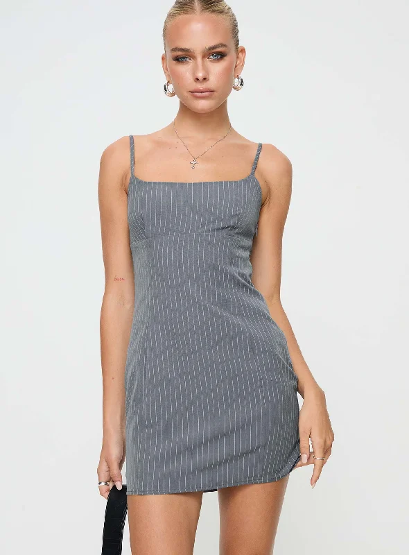 Bakers Mini Dress Grey