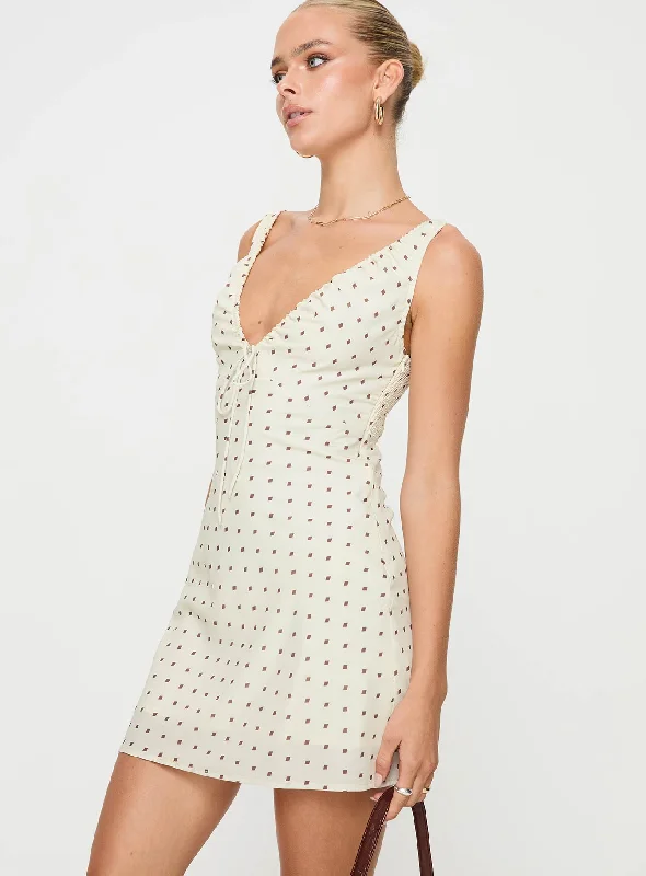 Bareena Mini Dress Cream