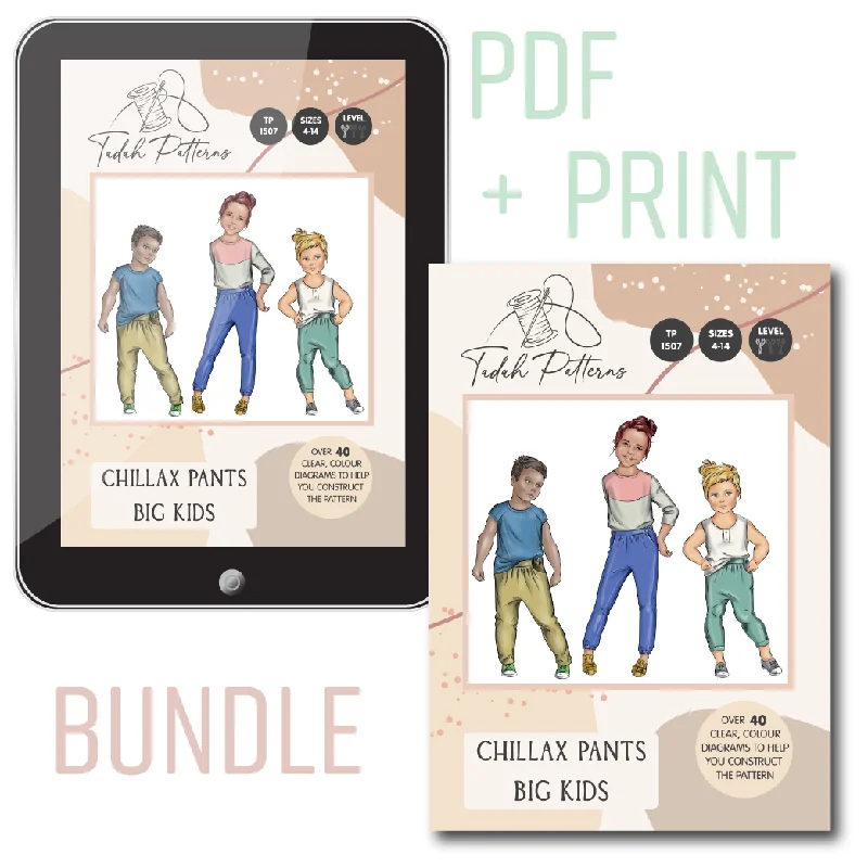 BUNDLE - PRINT pattern + half price PDF