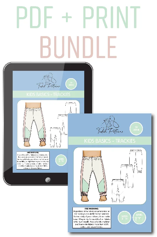 BUNDLE - PRINT pattern + half price PDF