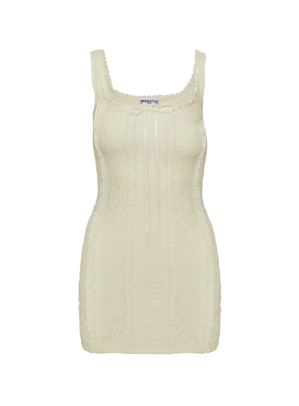 Sable Mini Dress Cream