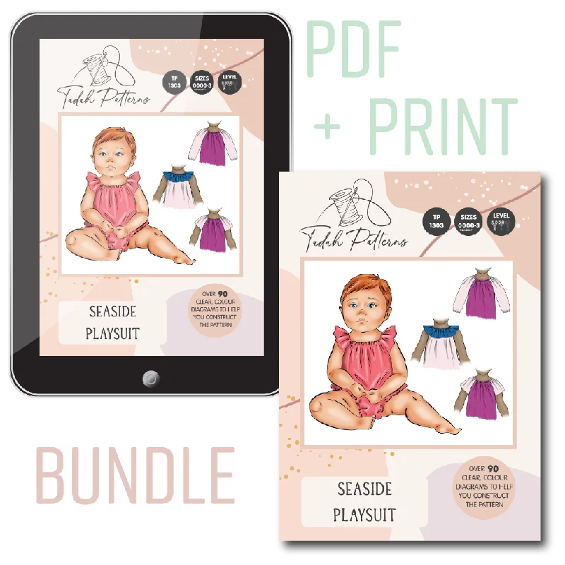 BUNDLE - PRINT pattern + half price PDF