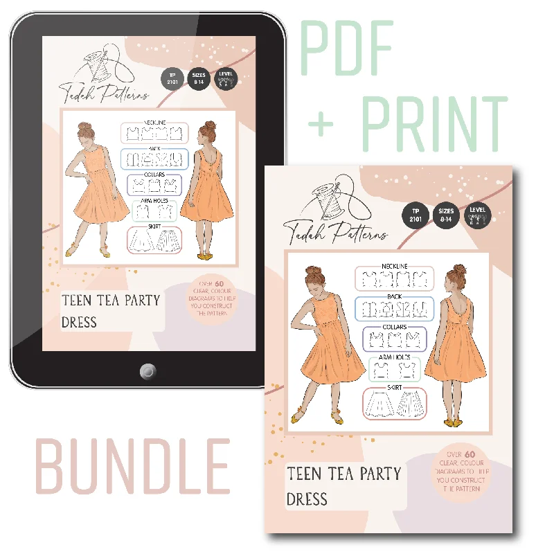 BUNDLE - PRINT pattern + half price PDF